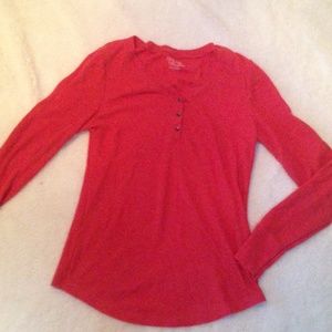 Red/pink long sleeve comfy shirt BRAND NEW💖